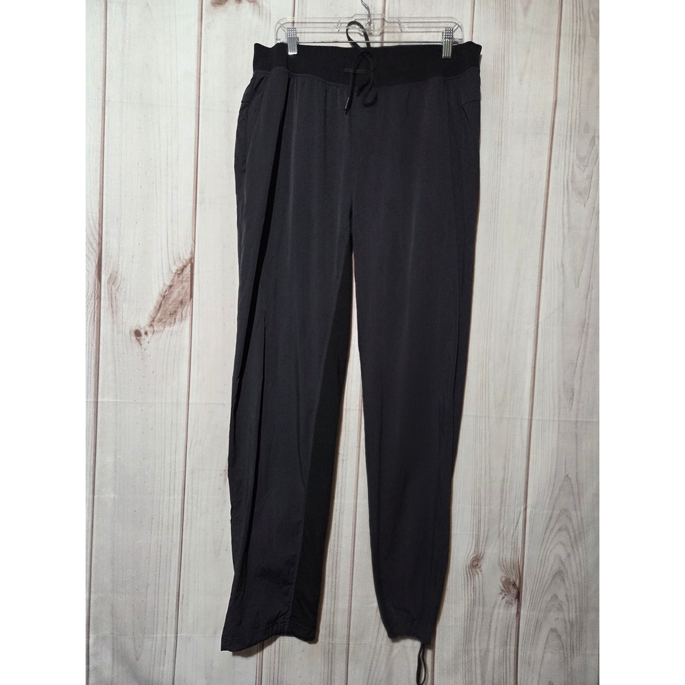 Lululemon Mens XL Black Athletic Training Pants Drawstring Bungee‎ Hem RN106259